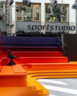 European Football Championship 2024, ZDF Sportstudio am Zollernhof, Unter den Linden, Berlin,