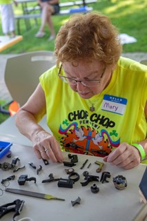 Southfield, Michigan USA, 13 July 2024, St. David's Episcopal Church used chop saws to destroy