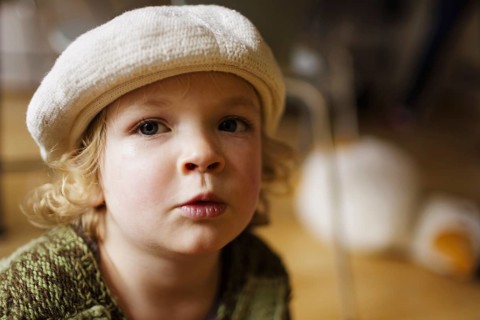 Subject: Toddler with cap, 2 years old, Bonn, 03/04/2024