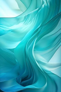 Background of softly flowing ribbons with color weaves intricately throughout the backdrop, AI