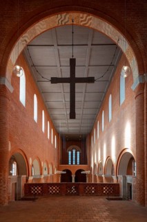 Cross in Jerichow Monastery, considered the oldest brick building in northern Germany, Jerichow,