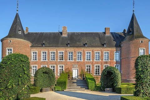 Commandery of Alden Biesen, 16th-century moated castle at Rijkhoven, Bilzen, province of Limburg,