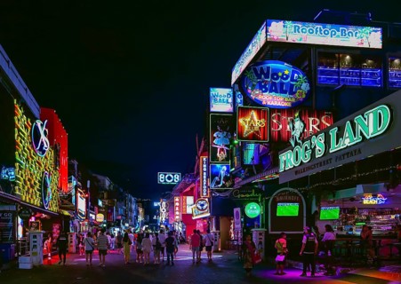 Walking Street, Pattaya, Thailand, Asia