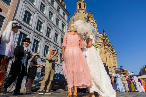 Dresden celebrated the 250th birthday of Caspar David Friedrich with a birthday party and a big