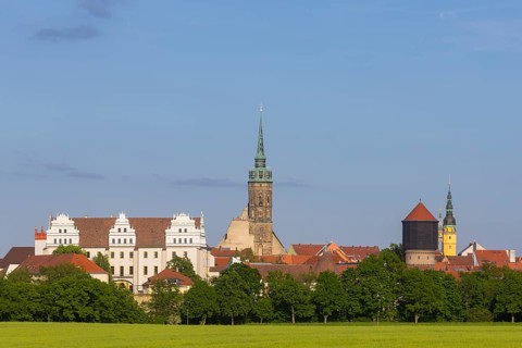 City view of Bautzen, Bautzen, Saxony, Germany, Europe