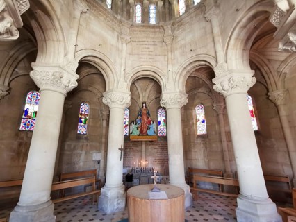 Forcalquier. Notre Dame de Provence chapel. Alpes de Haute Provence. Provence-Alpes-Côte d'Azur.
