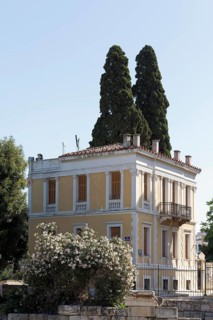 Neoclassical villa in the historic centre of Plaka, Athens, Greece, Europe