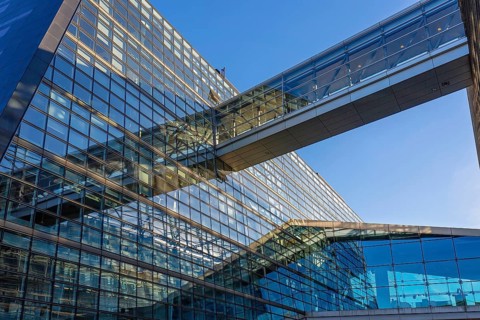 Copenhagen, Denmark-2 August, 2019: Royal Library-the national library of Denmark and the