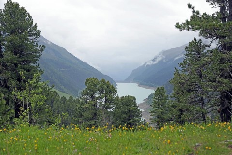 Gepatsch reservoir, Kaunertal, Ötztal Alps, Austria, Europe