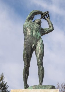 Discobolus, The Discus Thrower Statue, Athens, Greece, Europe
