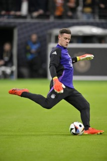 Goalkeeper Marc-Andre ter Stegen GER warming up, training, international match Germany GER vs