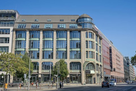 Commercial building W.M.F. at the corner of Leipziger Straße 112 and Mauerstraße, Mitte, Berlin,