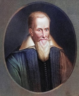 Joseph Justus Scaliger 1540-1609, Dutch philologist and historian. From the book Gallery of