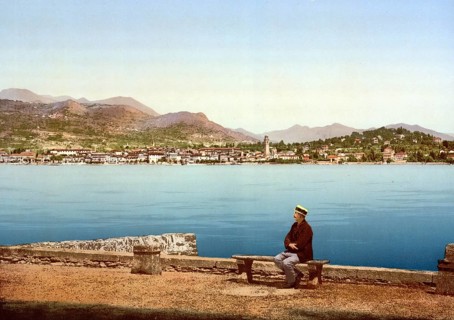 Isola Pallanza, Lago Maggiore, Italy, Lake Maggiore, Italy, Historical, digitally restored