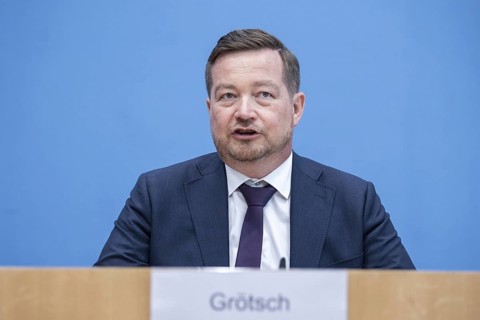 Uli Grötsch, Federal Police Commissioner to the German Bundestag, recorded during the presentation