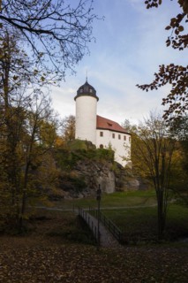 Rabenstein Castle, the smallest medieval castle in Saxony, is located in Oberrabenstein, Rabenstein