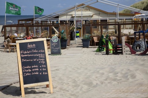 Kijkduin, beach restaurant, Scheveningen, Holland
