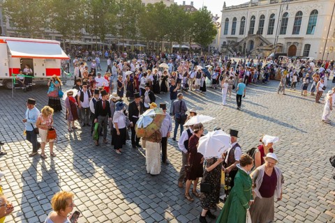 Dresden celebrated the 250th birthday of Caspar David Friedrich with a birthday party and a big