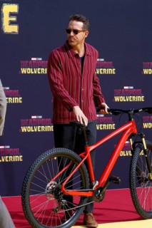 Ryan Reynolds at the Deadpool Wolverine fan event at Uber Platz in Berlin on 7 July 2024