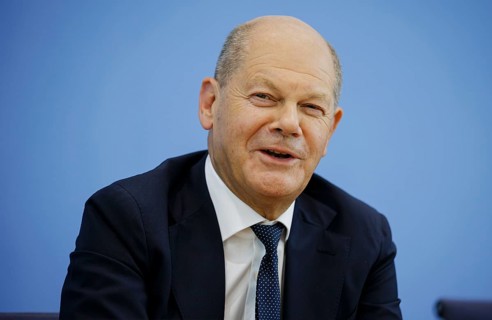 Olaf Scholz (SPD), Federal Chancellor, presents the 2025 budget at the BPK. Berlin, 05.07.2024.