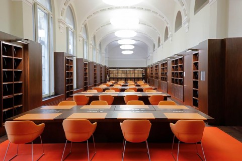 New reading room in the Berlin State Library in the Unter den Linden building The basic