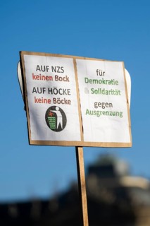 Pictures taken during the demonstration Haltung zeigen! against Nazi deportation plans of the AfD
