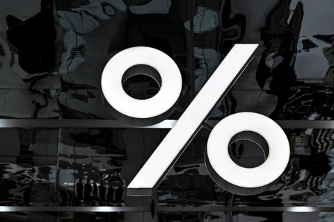 Symbol photo Percent sign