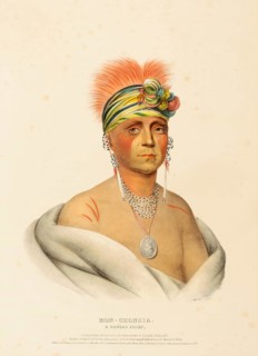 Mon-Chonsia. A Kansas Chief (1842), Indians, Historical Indian tribes from North America, Charles