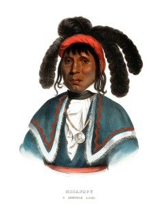 American Indian, Native American, Micanopy, a Seminole chief, United States of America, USA,