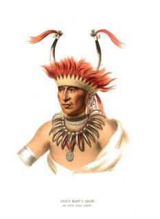 American Indian, Native American, Chonmonicase, or Shaumonekusse, Ottoe Half Chief, United States