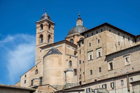 Palazzo Ducale, Unesco world heritage site Urbino, Urbino and Pesaro district, Urbino, Marche,