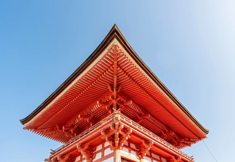Sanju-no-to, Three Storied Pagoda, Kiyomizu-dera temple, Kyoto, Japan, Asia
