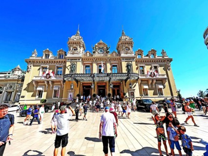 Tourists, Casino, Monte-Carlo, Monaco, Europe