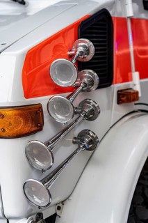 Martinshorn, horn on an emergency vehicle, compressed air fanfare, ambulance, horn, siren