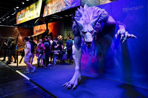 Stand of Mandragora, a hopeless, picturesque dark fantasy universe game, Gamescom trade fair, the