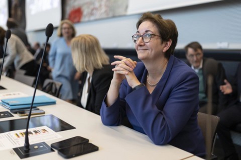 Klara Geywitz (SPD), Federal Minister of Housing, Urban Development and Building, recorded during