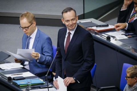 Volker Wissing (FDP), Federal Minister of Transport and Digital Affairs, interviewed by the Federal
