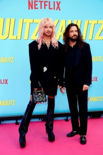 Bill and Tom Kaulitz at the premiere of the Kaulitz & Kaulitz (Netflix) reality series at the