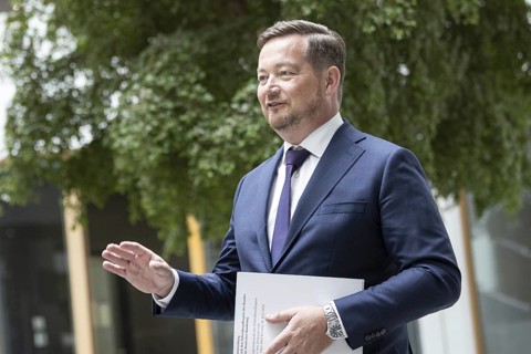 Uli Grötsch, Federal Police Commissioner to the German Bundestag, recorded during the presentation