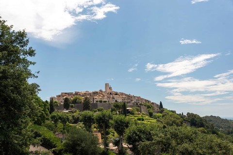 Saint-Paul-de-Vence, also known as Saint Paul, medieval hill town on the Côte d'Azur,