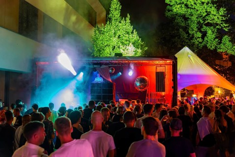 31st Elbhangfest, ElbTanzPavillon Party in front of the primary school Loschwitz, 31st Elbhangfest,