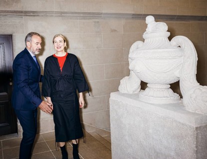Hermann Parzinger, President AD, Prussian Cultural Heritage Foundation and Marion Ackermann,