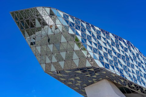 The Antwerp Port Authority building, Havenhuis, former fire brigade barracks in the harbour,