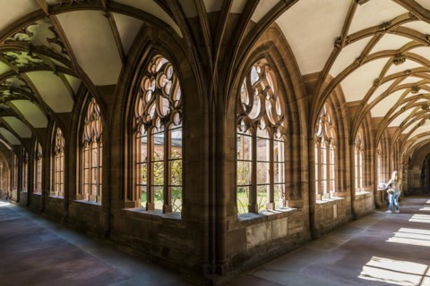 Cloister, Basel Minster, Basel, Canton of Basel-Stadt, Switzerland, Europe