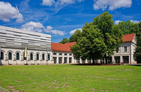 Riding hall by Gottfried Bandhauer, now a concert hall and event centre, Köthen Castle and Castle