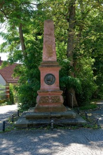 Bronze medallion of the philosopher Carl Christian Friedrich Krause by the sculptor Robert Henze,