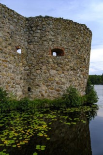 Kronoberg Castle Ruins (Kronobergs slottsruin), Växjö, Smaland, Kronobergs län, Sweden, Europe