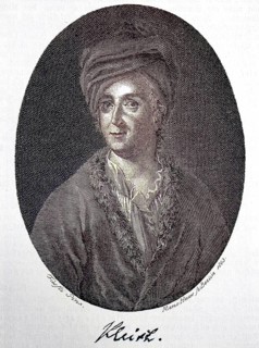Ewald Christian von Kleist, 7 March 1715 - 24 August 1759, was a German poet and Prussian officer,