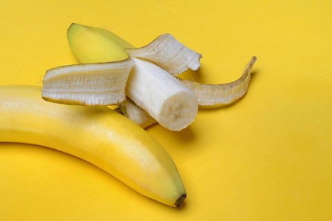 Opened banana, Musa