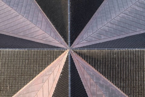 Roof of the Evangelical Lutheran Church of the Saviour, in front of Frelsers Kirke, Christianshavn,